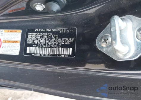 2017 Toyota 86 from USA, damaged, VIN JF1ZNAA10H9701155